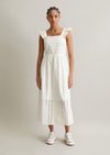 Marc O'Polo Jurk in de vorm van, Dames, wit, Xl, 100% Katoen