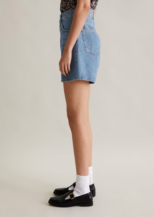 Denim shorts model Filda relaxed — Medium Blue