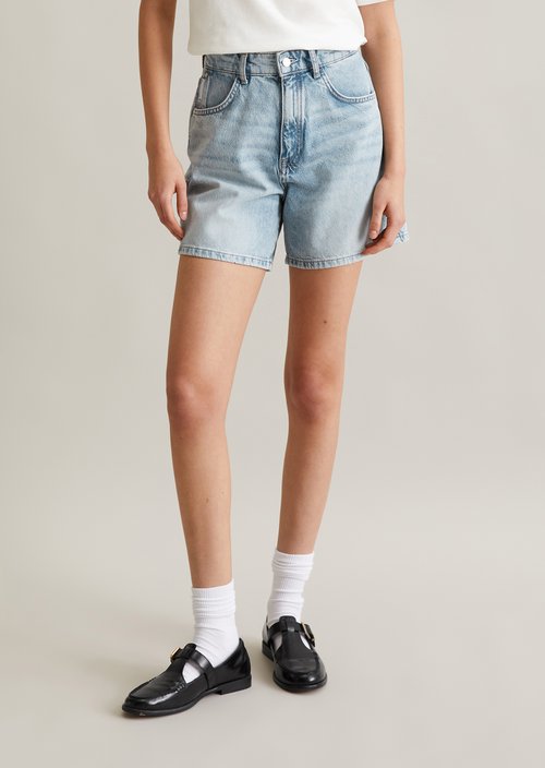 Denim shorts model Filda relaxed — Light Blue
