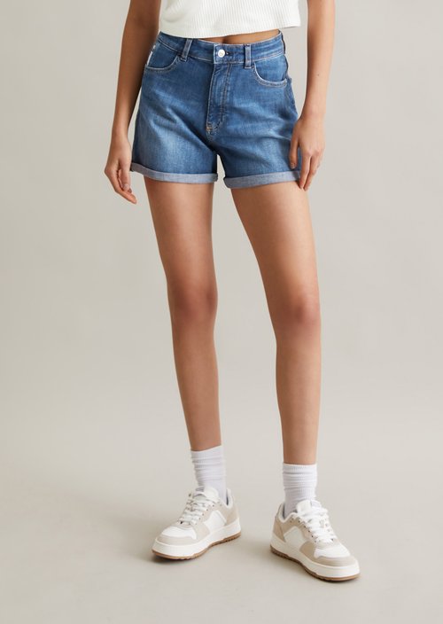 Jeans shorts model Ylvi regular — Medium Blue