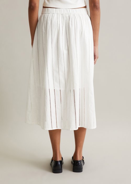 Flared skirt — Silky White