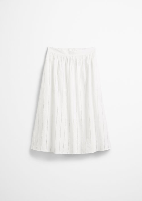 Flared skirt — Silky White