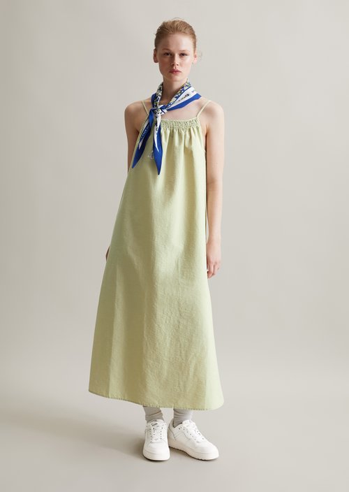 Relaxed spaghetti strap dress — Elm Green