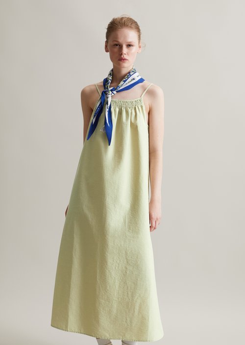 Relaxed spaghetti strap dress — Elm Green