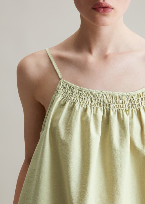 Relaxed spaghetti strap dress — Elm Green
