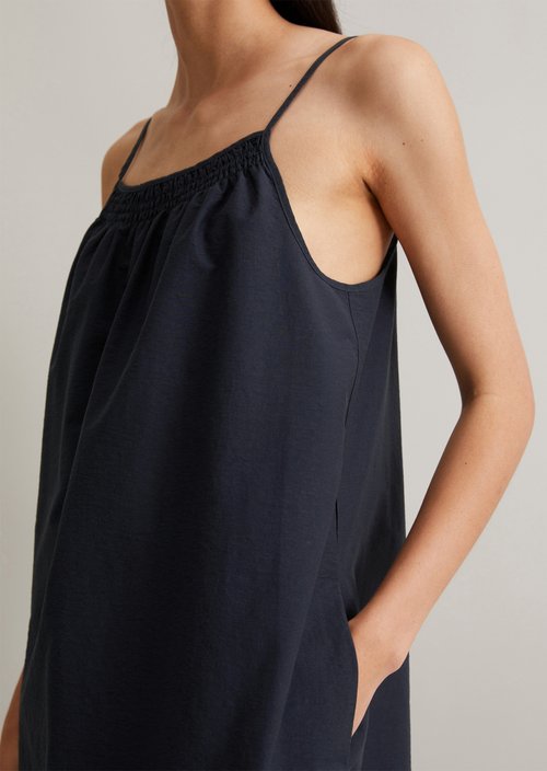 Relaxed spaghetti strap dress — Blue Depths