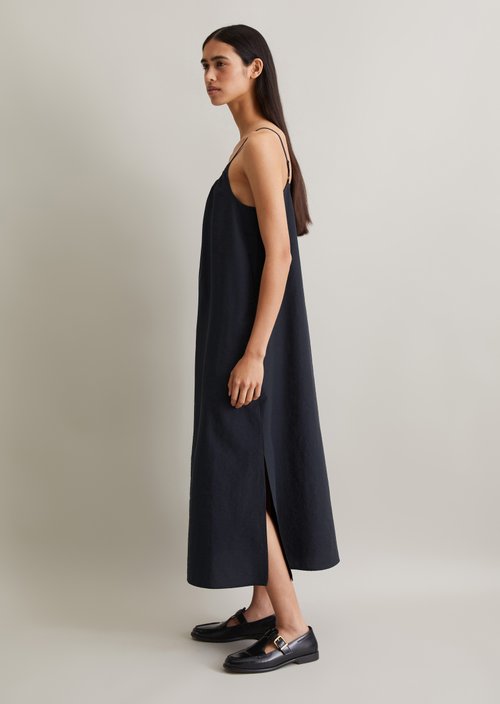 Relaxed spaghetti strap dress — Blue Depths