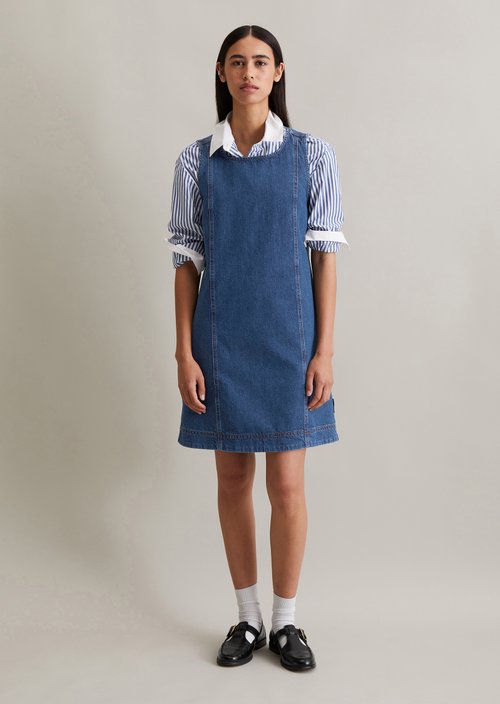Jeans mini dress regular — Dark Blue