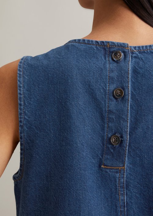 Jeans mini dress regular — Dark Blue