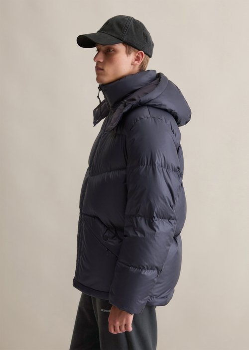Regular down jacket — Blue Depths
