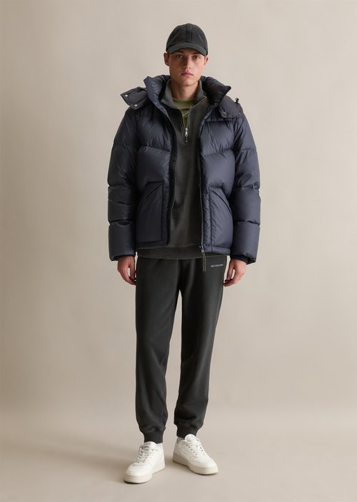 Regular down jacket — Blue Depths