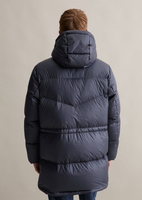 Down coat regular — Blue Depths