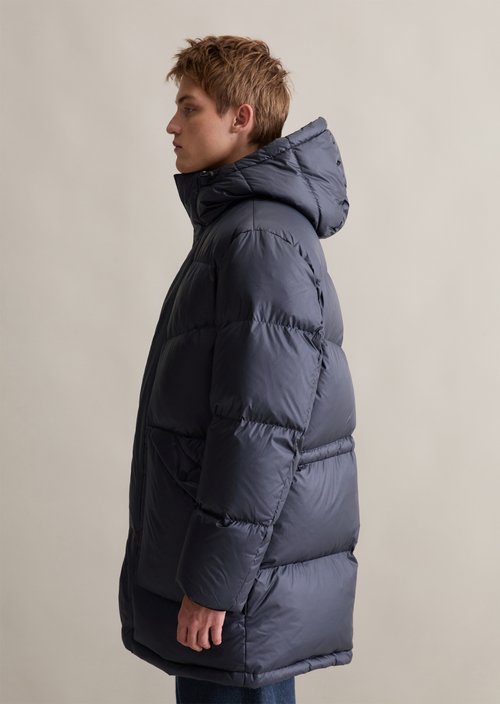 Down coat regular — Blue Depths
