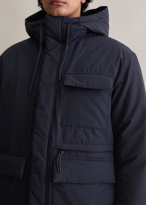 Hooded jacket regular — Blue Depths