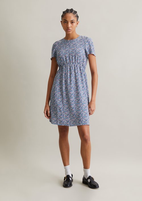 Short dress regular — Medium Blue