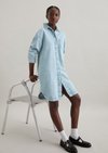 Marc O'Polo Jeanskleid oversize, Damen, hell Blü, M, 78% Baumwolle, 22% Lyocell