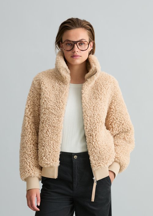 Teddy blouson regular — Sandpaper