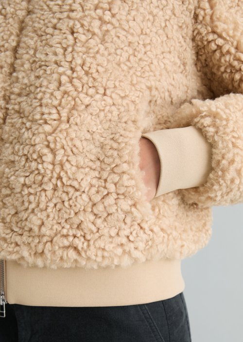 Teddy blouson regular — Sandpaper