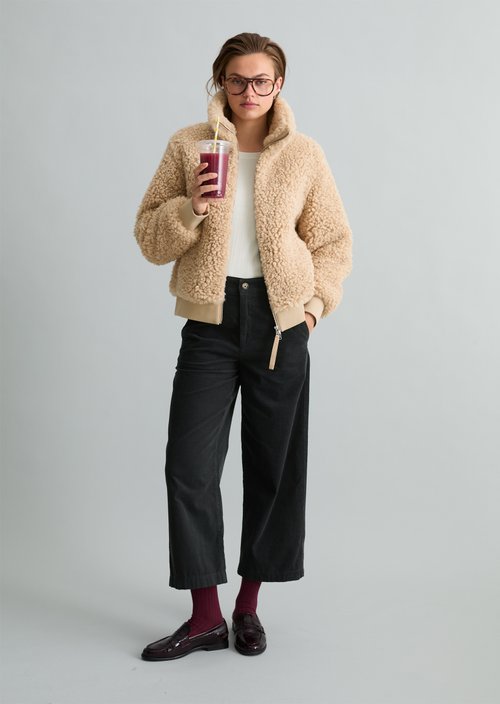 Teddy blouson regular — Sandpaper