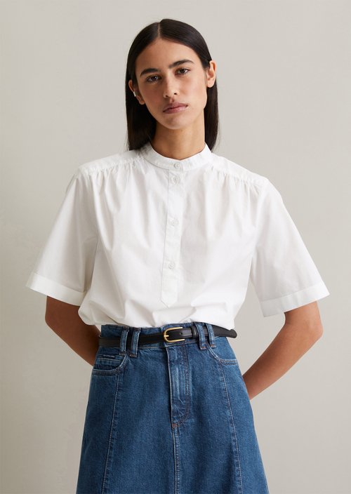 Regular blouse — White