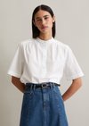 Marc O'Polo Regular blouse, Dames, wit, M, 100% Katoen