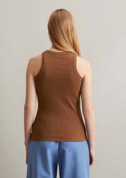 DfC ribbed top slim — Melted Chocolate