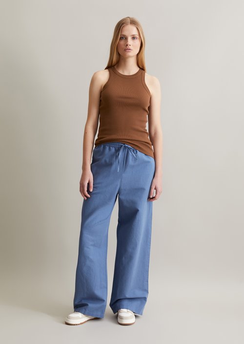 DfC ribbed top slim — Melted Chocolate
