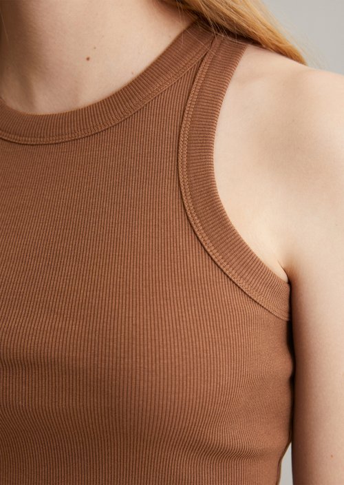 DfC ribbed top slim — Melted Chocolate