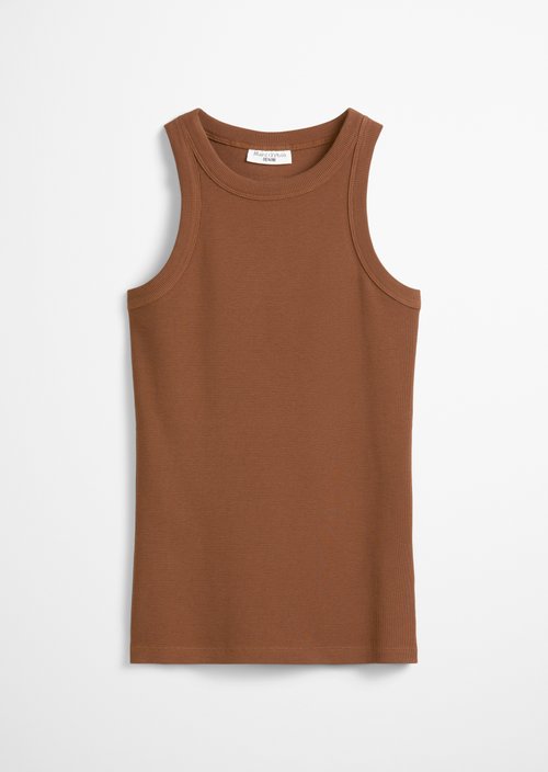 DfC ribbed top slim — Melted Chocolate
