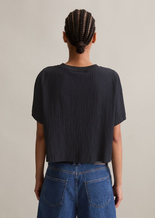 Relaxed blouse shirt — Blue Depths