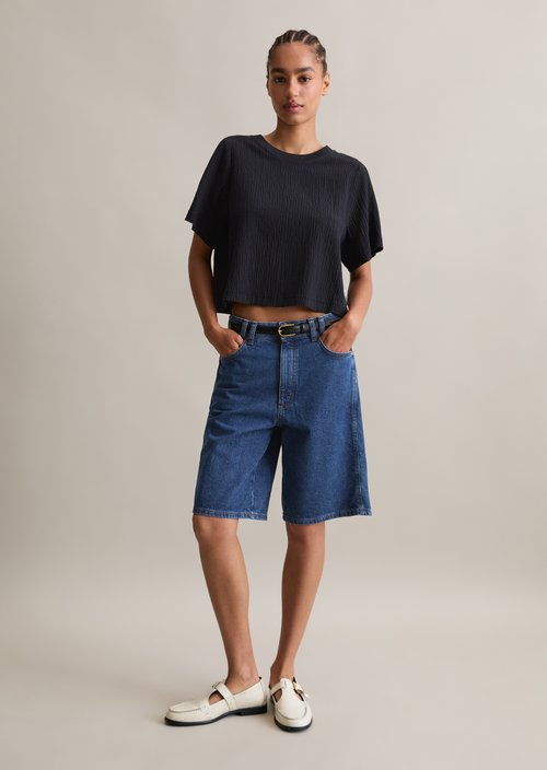 Relaxed blouse shirt — Blue Depths