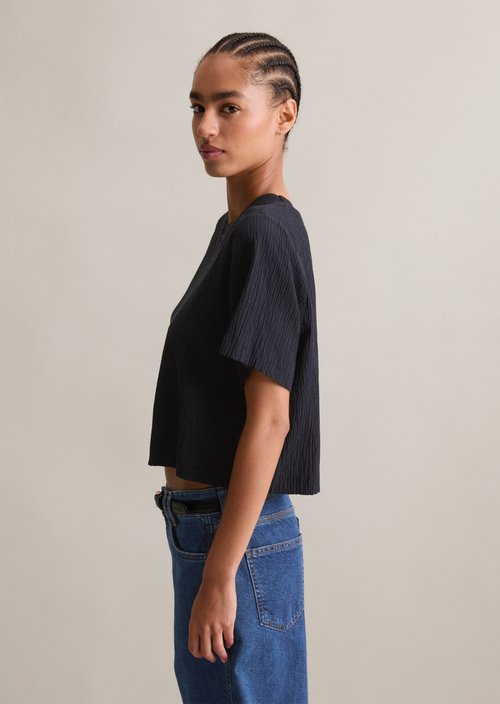 Relaxed blouse shirt — Blue Depths