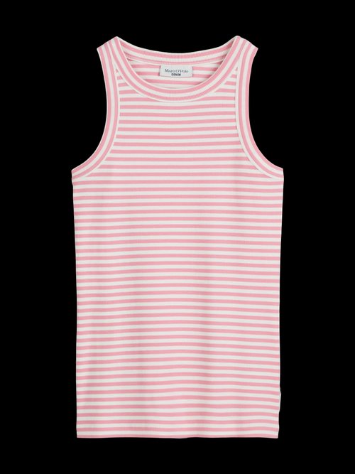 DfC ribbed top slim — Medium Pink