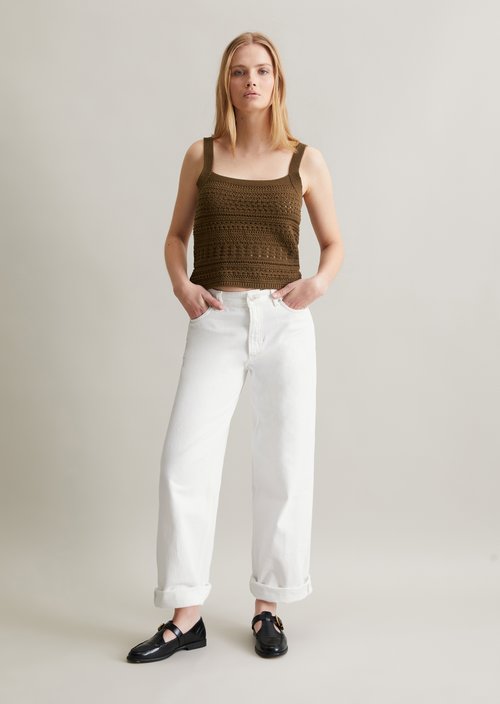 Knitted top regular — Melted Chocolate