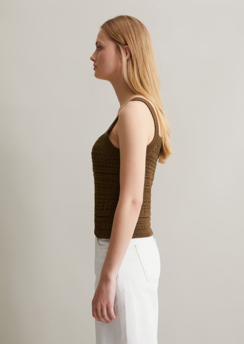 Knitted top regular — Melted Chocolate