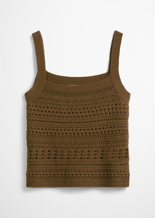 Knitted top regular — Melted Chocolate