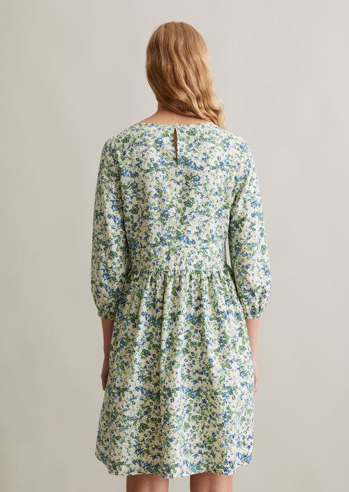 Print dress regular — Medium Blue