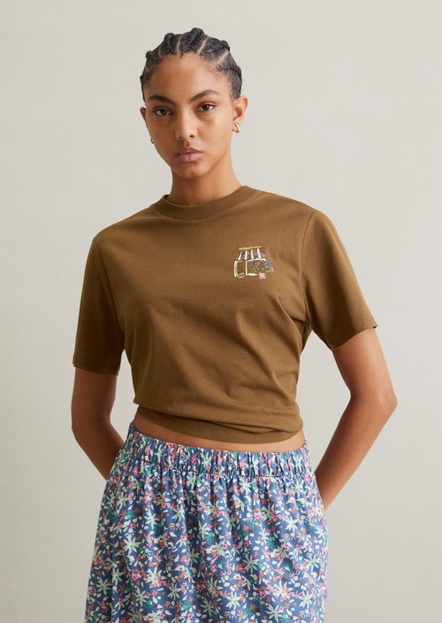 DfC T-Shirt relaxed — Melted Chocolate