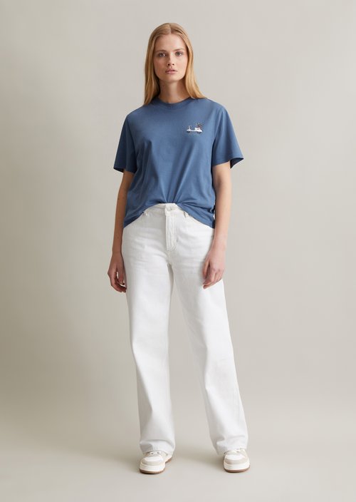 DfC T-Shirt relaxed — Cerulean Blue