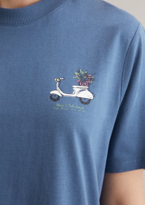 DfC T-Shirt relaxed — Cerulean Blue