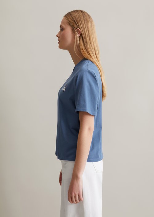 DfC T-Shirt relaxed — Cerulean Blue