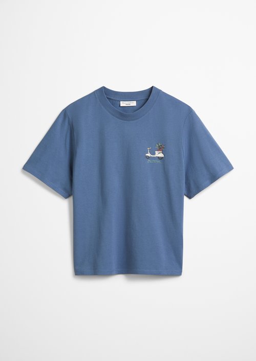 DfC T-Shirt relaxed — Cerulean Blue
