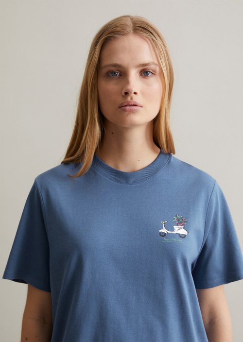 DfC T-Shirt relaxed — Cerulean Blue