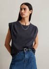 Marc O'Polo Relaxed T-shirt, Dames, blauw, Xl, 100% Katoen