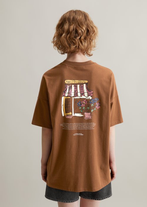 T-shirt oversized — Melted Chocolate