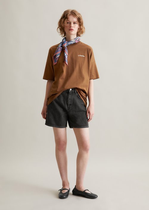T-shirt oversized — Melted Chocolate