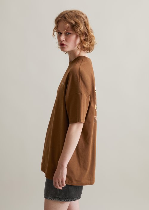 T-shirt oversized — Melted Chocolate