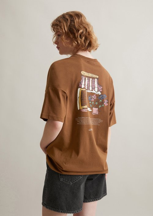 T-shirt oversized — Melted Chocolate