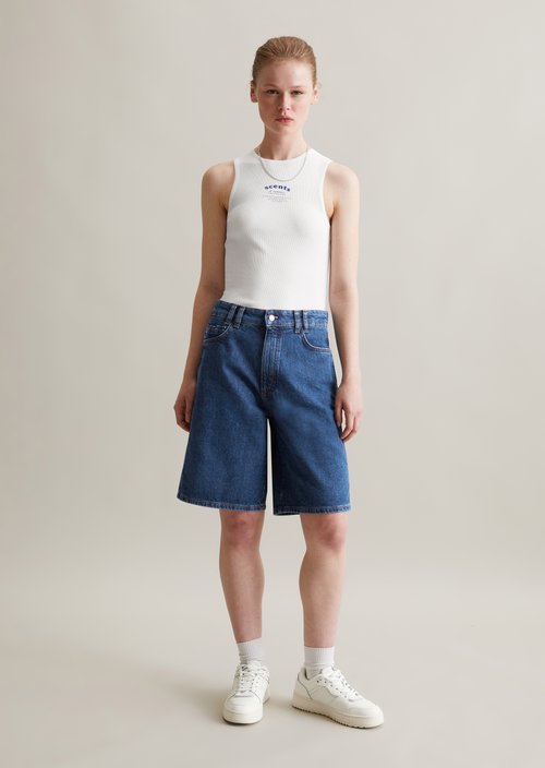Tank top slim — White