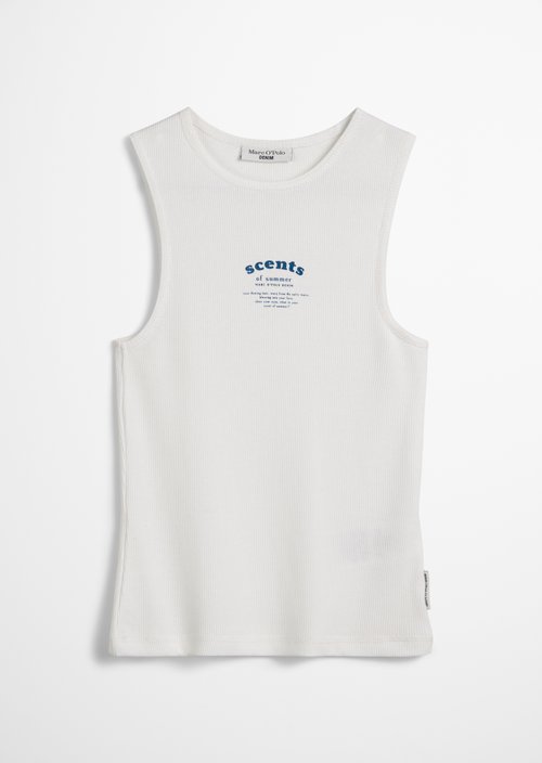 Tank top slim — White